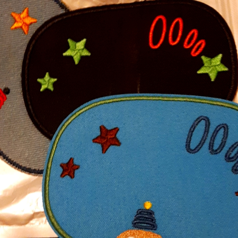 Childrens iron ons 3pk